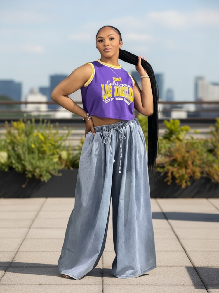 New Denim Super Wide Leg Jeans (Back in store Friday 6/5)