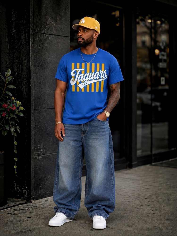 Jaguars Tee Shirt-Columbia Blue