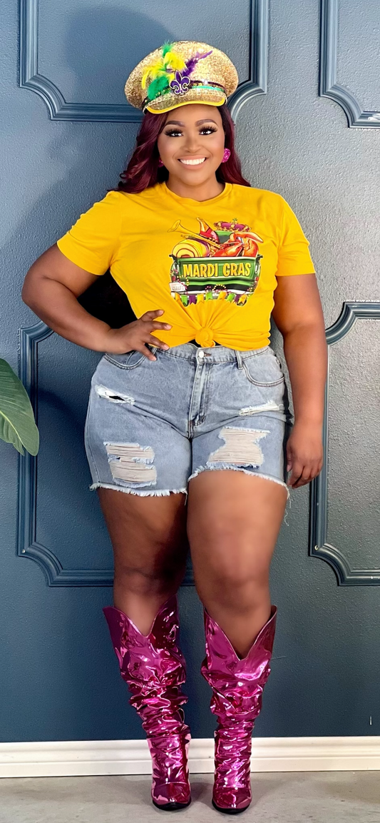 Mardi Gras Truck Load Tee Shirt