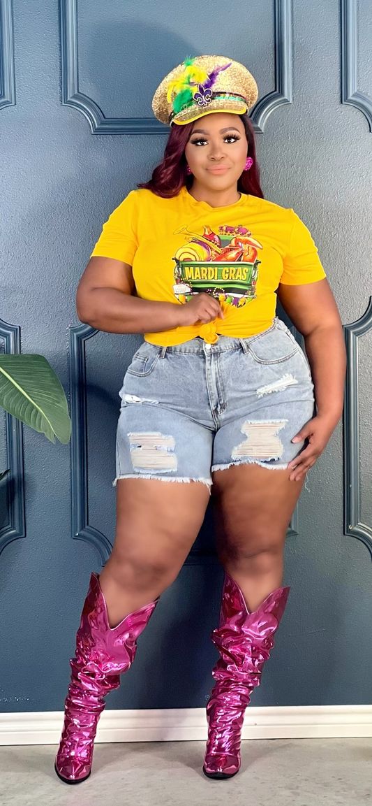 Mardi Gras Truck Load Tee Shirt