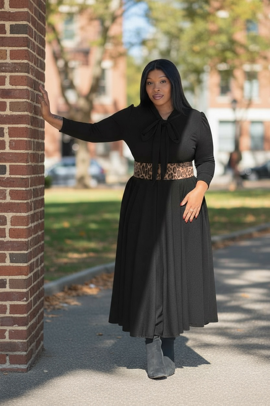 Fall Fashion Dress Reg/Plus-Black
