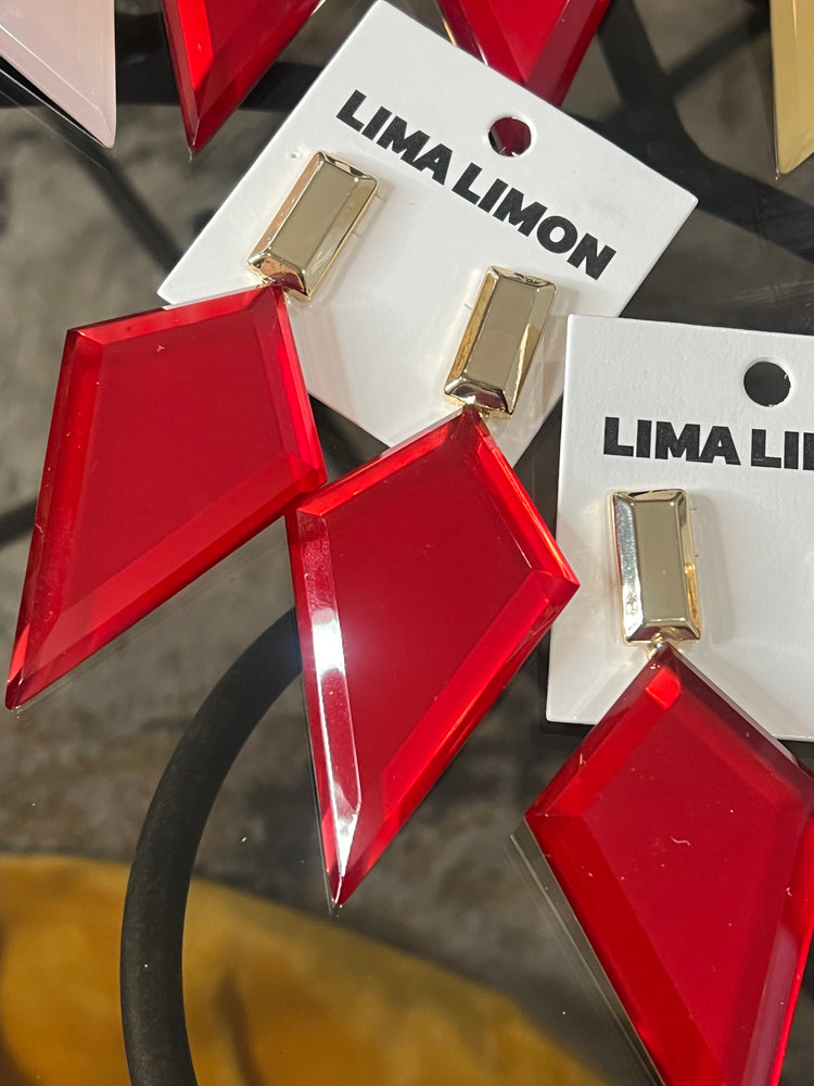Holiday Diamond Earrings (3 colors)