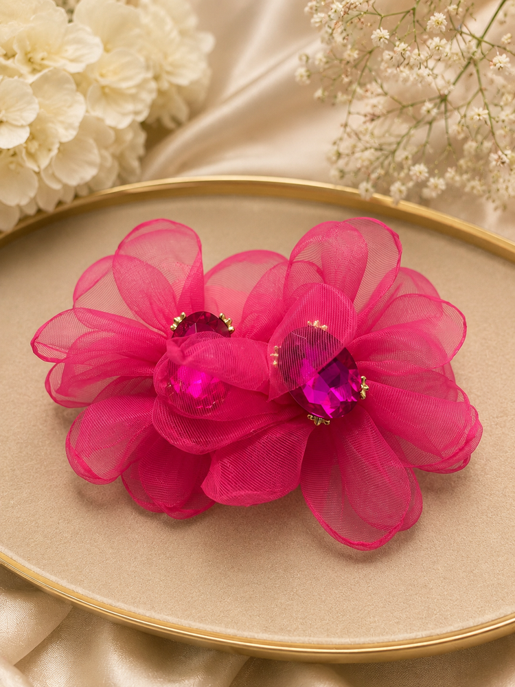 Mesh Flower Earrings (4 colors)