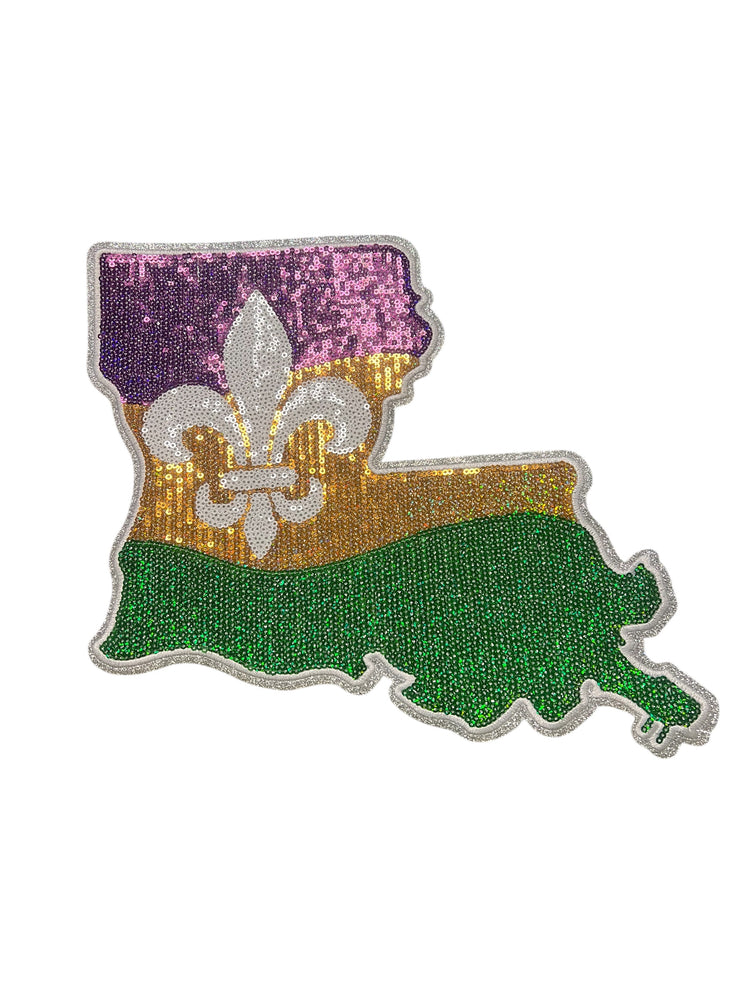 DIY Mardi Gras Sequin Patches Only (5 Styles)