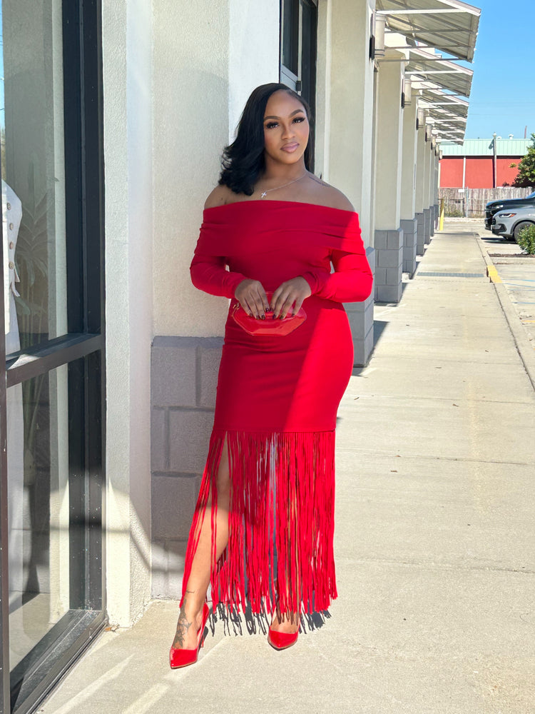 Red Avery Dress