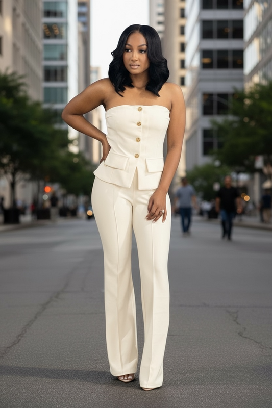 Tamika Set-Off White