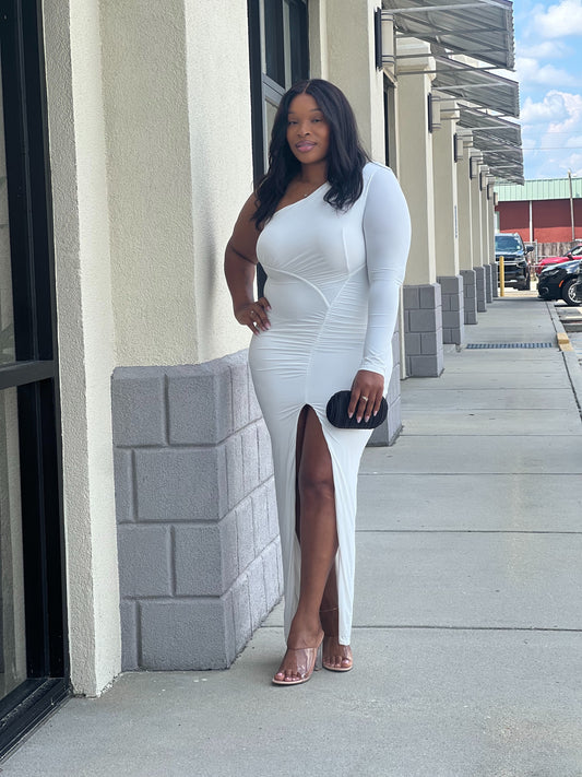 Ivory Going Out Maxi Dress