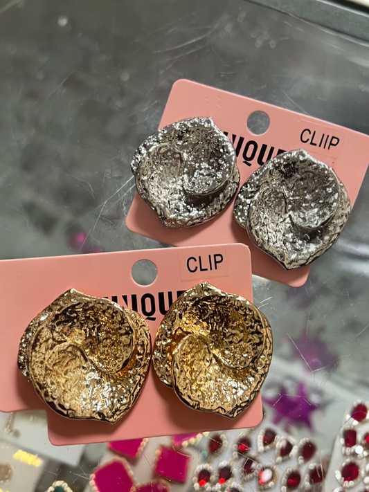 Clip On Bud Earrings (2 colors)