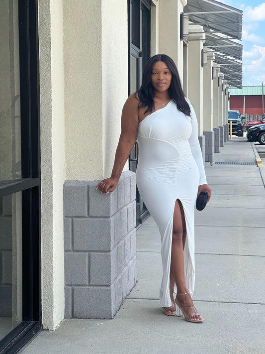 Ivory Going Out Maxi Dress
