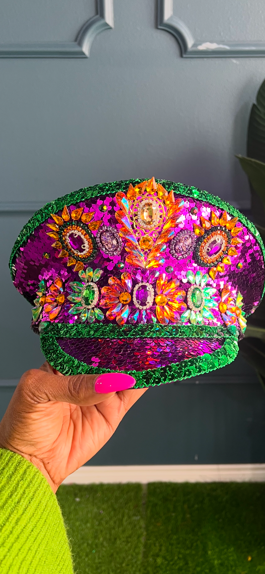 Mardi Gras Captain Hat