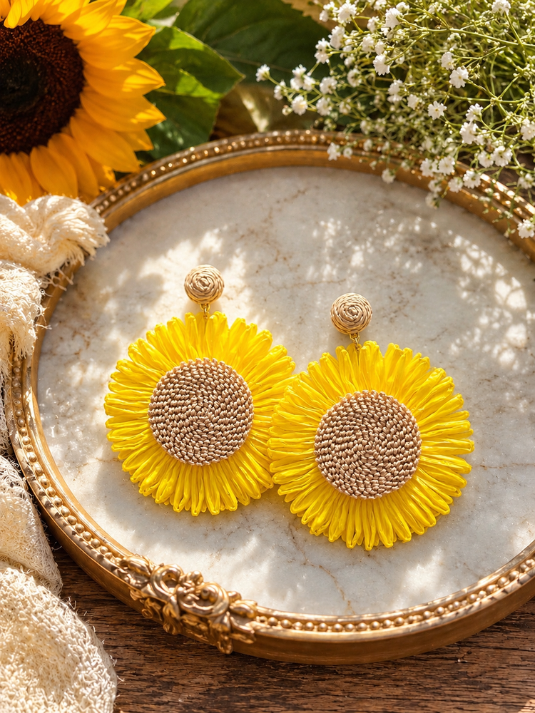 Sunflower Earrings