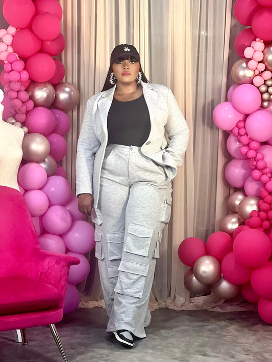 Luxe Collection-Business Jersey Set Plus