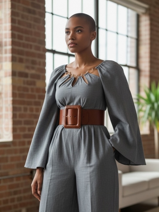 Super Wide Belt (Brown)