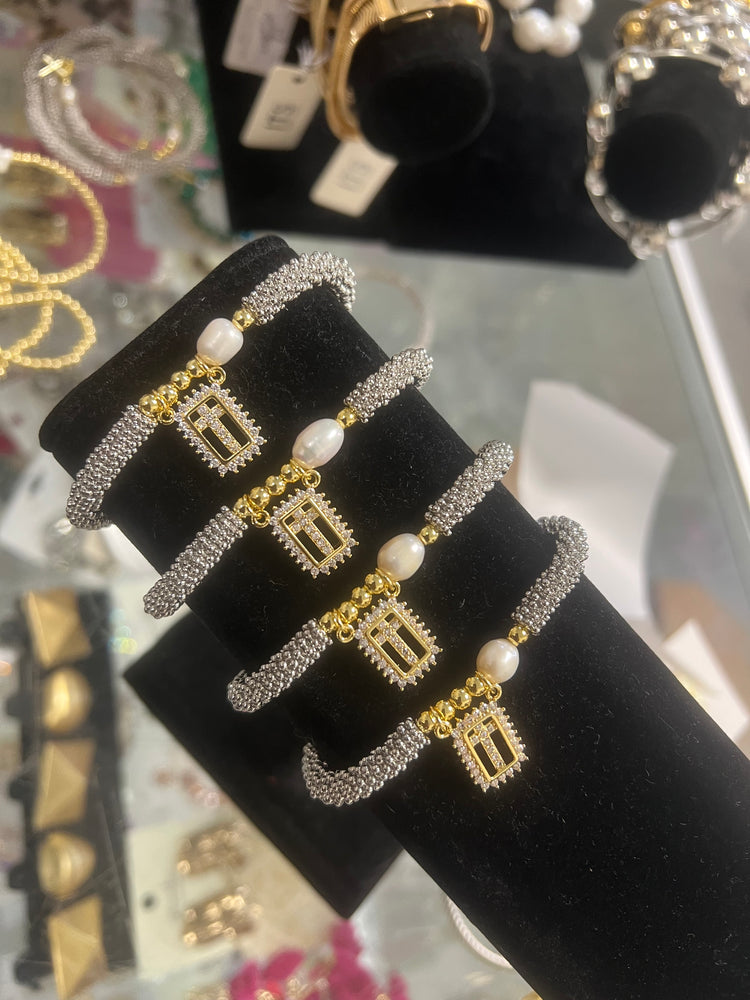 Boxed Cross Bracelet Alc