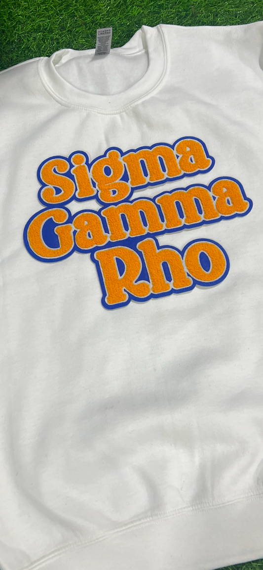 Sigma Gamma Rho Patch Sweatshirt (Preorder only)