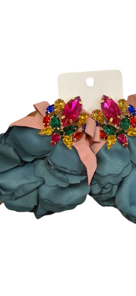 Graceful Blossom Earrings Alc (Multi)