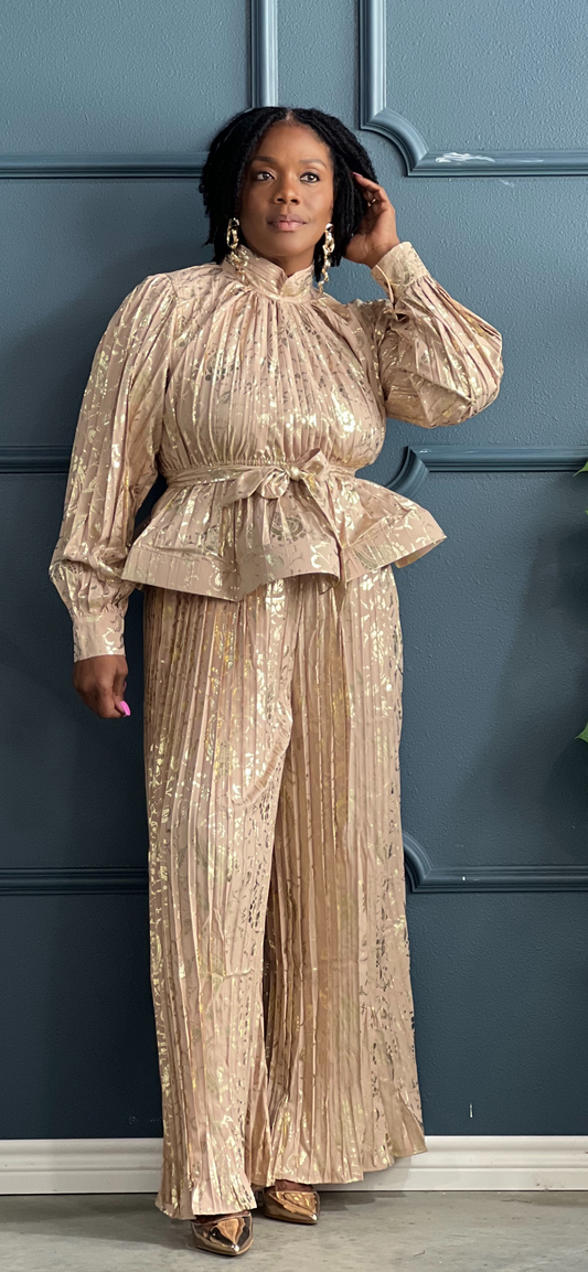 All Spring Pleated Set (one size fits most)