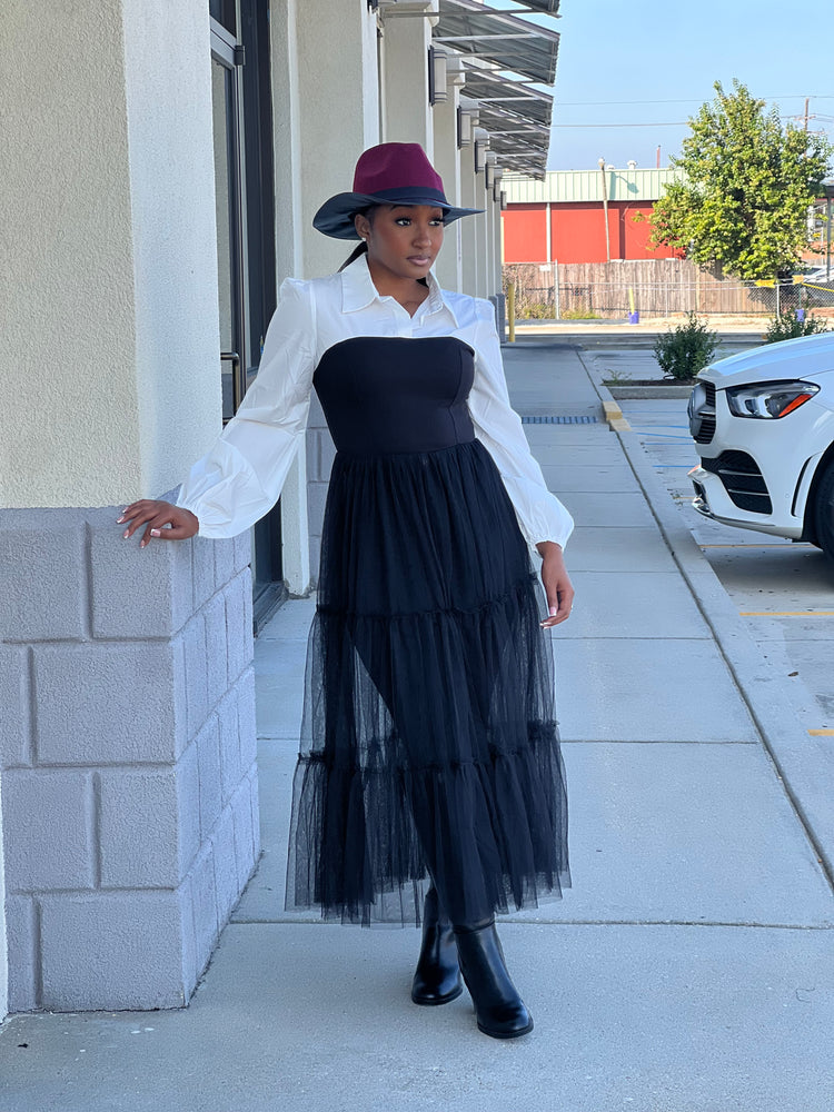 Get Connected Mesh Dress