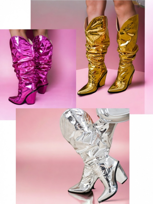 New Hana Boots-Pink