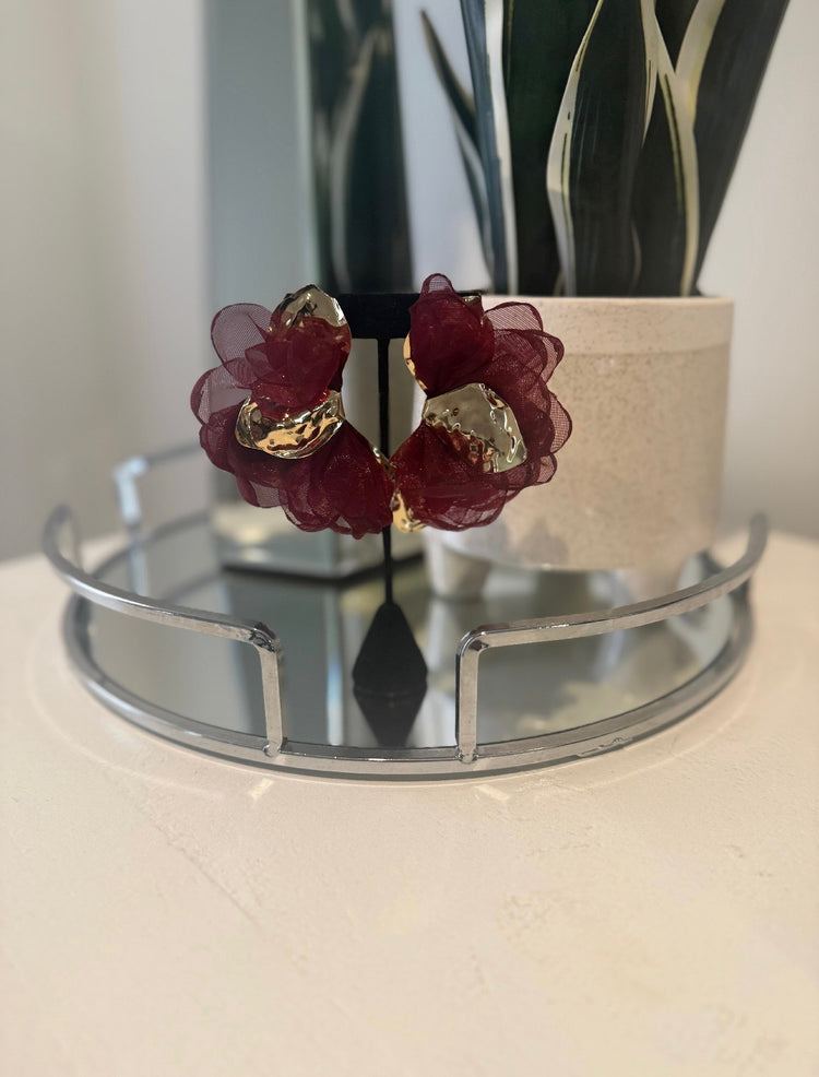 Crimson Charm Earrings Alc