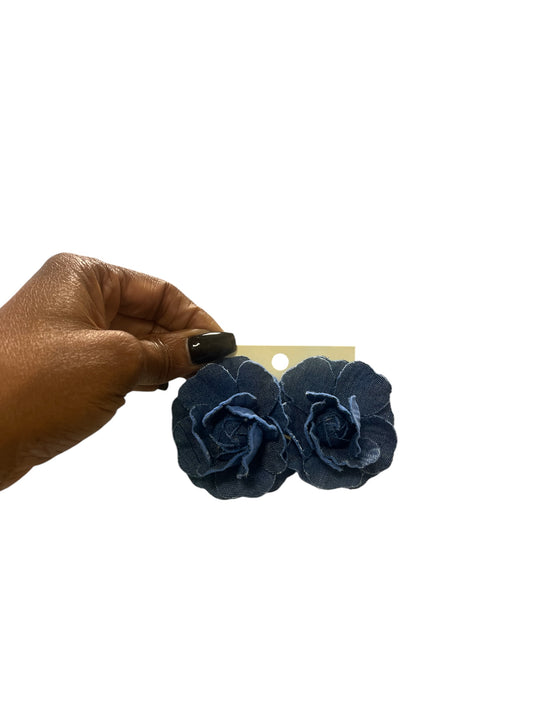 Denim Bud Earrings