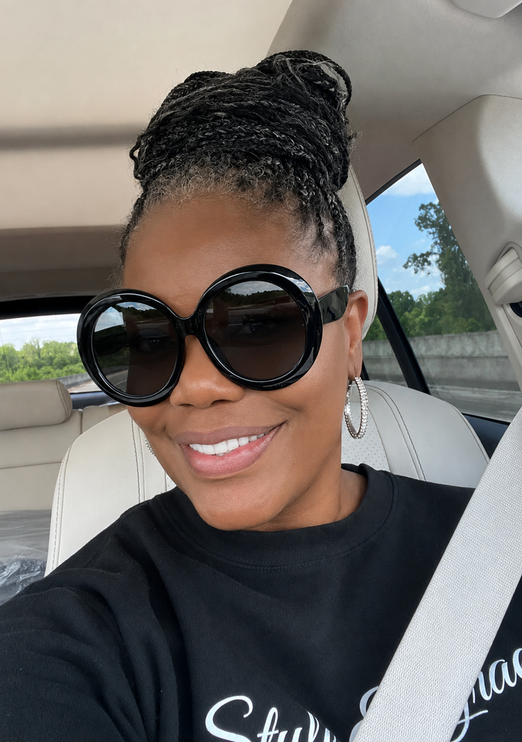 Black Big Bug Sunglasses