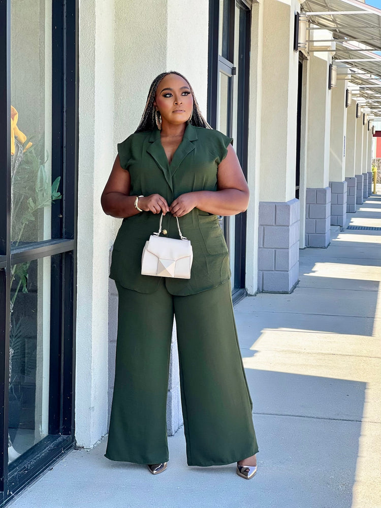 Sadie Set Plus-Olive