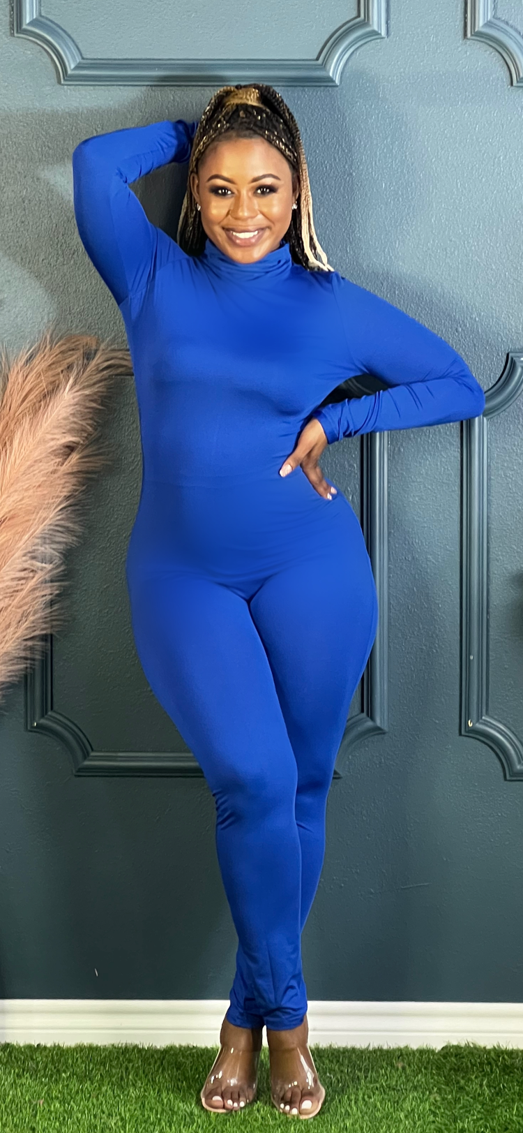 Seaux Body Jumpsuit Royal Blue
