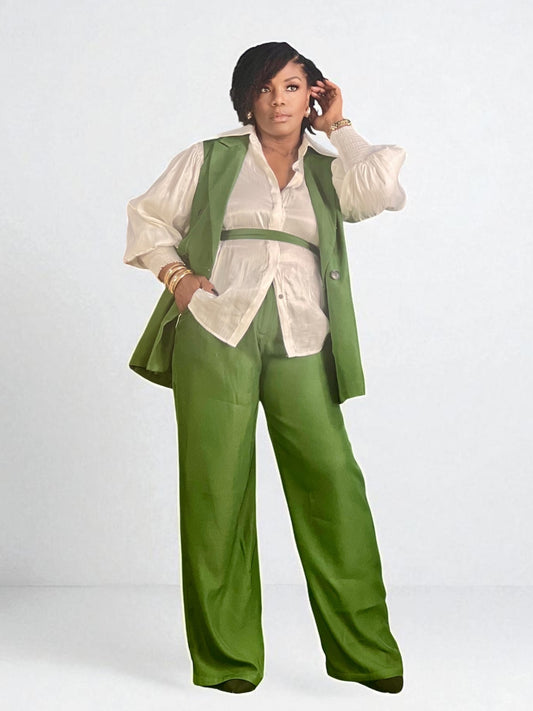 Luxe Collection-Lady At Ease Set-Dk Olive
