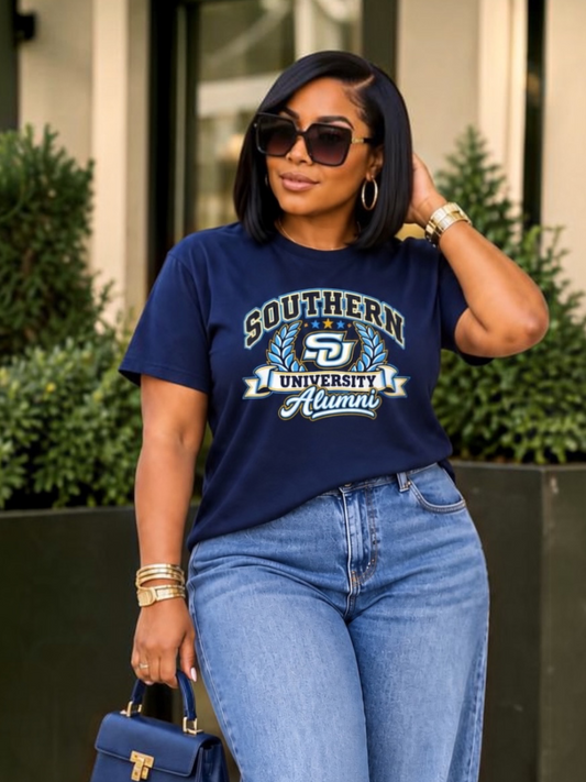 Navy Blue Southern Alumni Tee Shirt