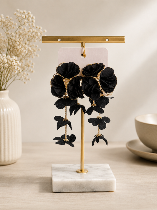 Midnight Rose Earrings Alc
