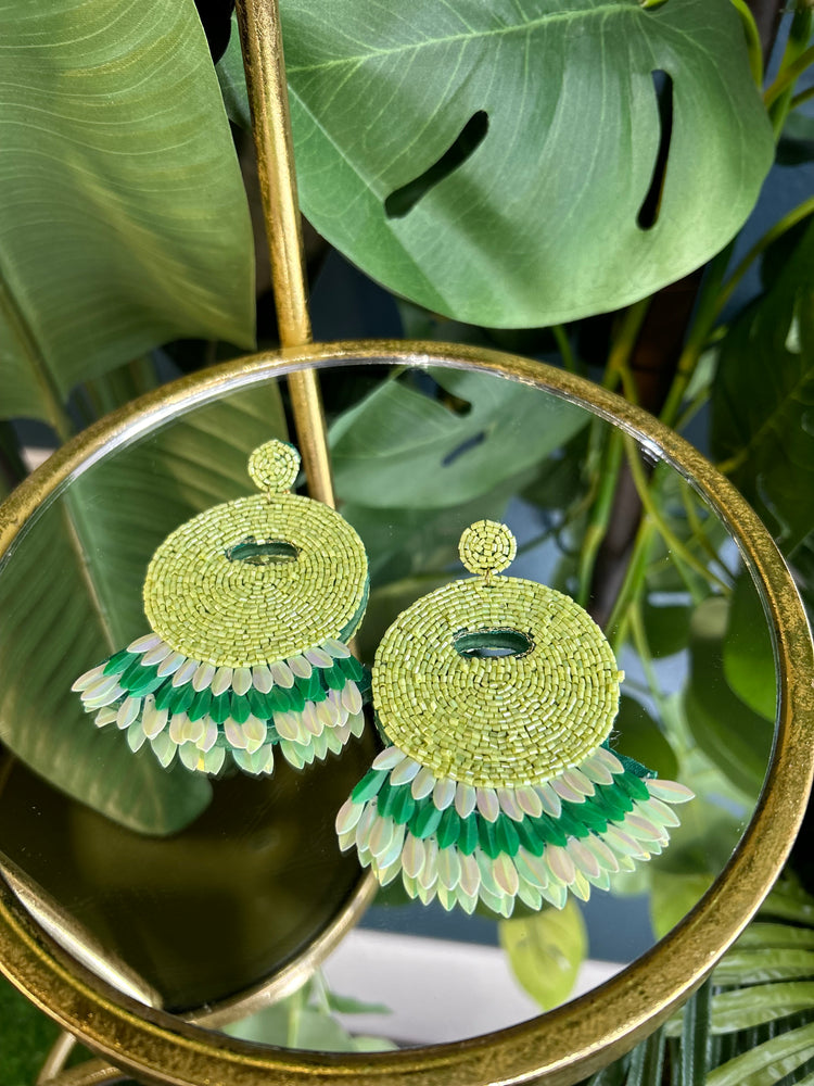 Green Pea Earrings Alc