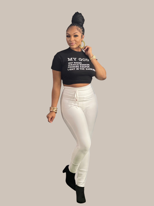 Our Bandage Pants-White