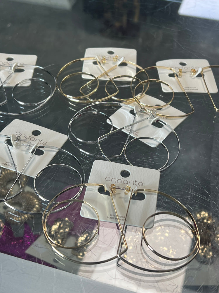 Emotion Earrings-Silver