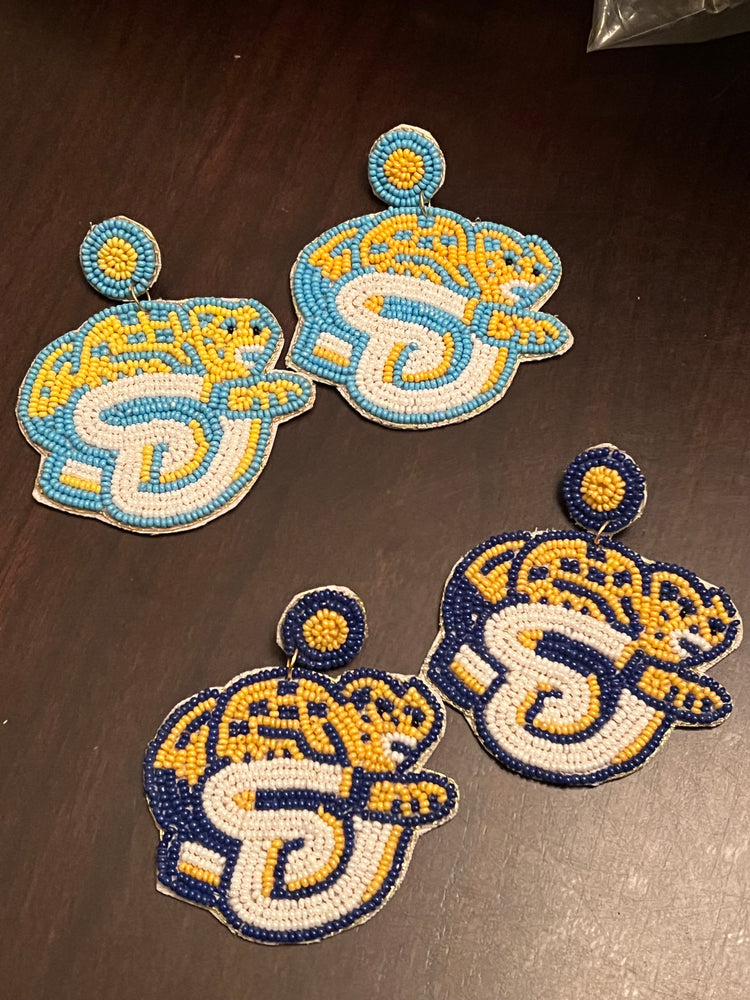 Customized Game Day Earrings-SU (2 colors)