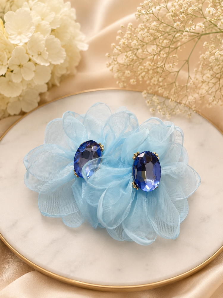 Mesh Flower Earrings (4 colors)