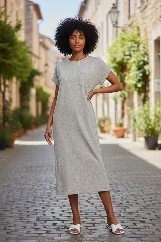 Les Comfy Dress (Heather Grey)