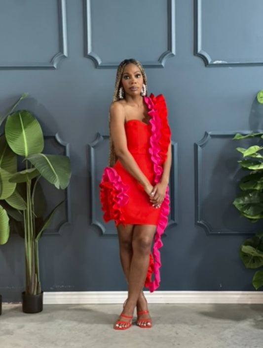 Luxe Collection-Rose Rose Dress