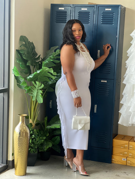 Shake Down Halter Dress