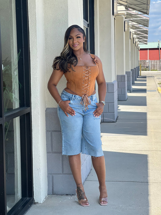 New Denim Jorts-Light( shorts )