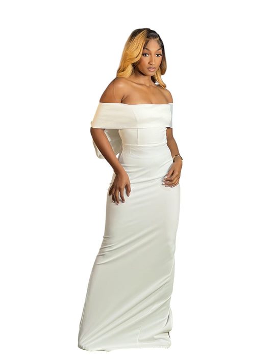 White Real Elegant Gown