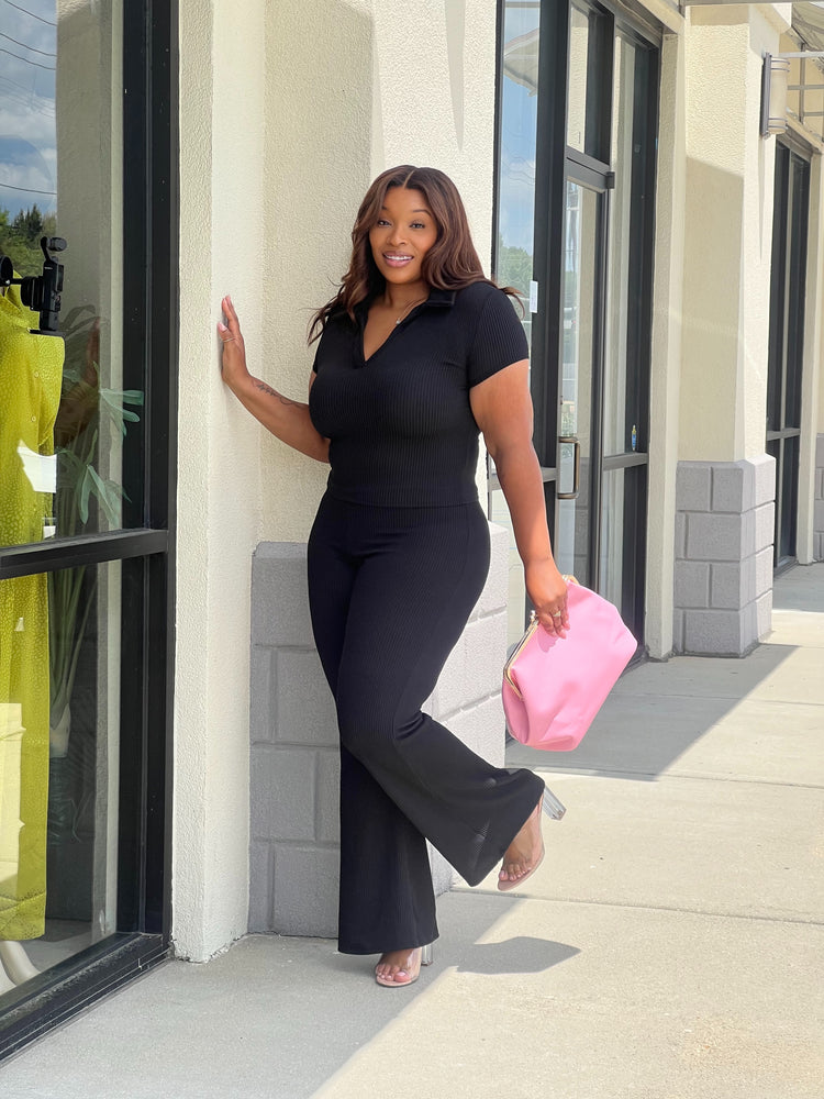 Our Ribbed Set Plus (Black)