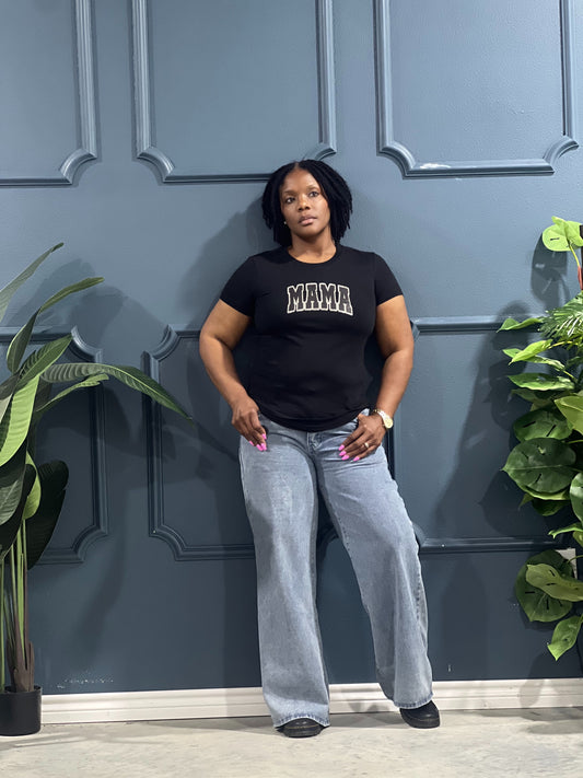 Mama Fitted Tee Shirt
