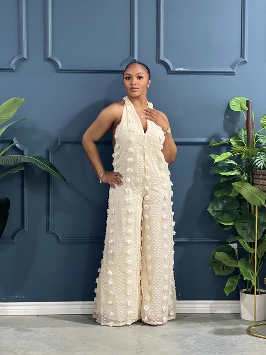New Spring Jumpsuit-Natural