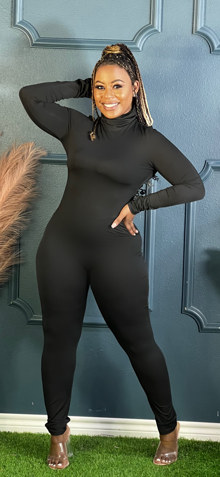 Seaux Body Jumpsuit Black