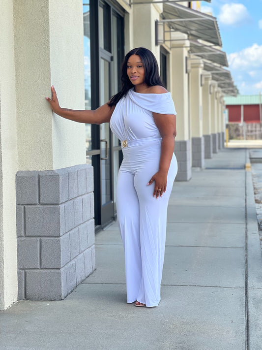 Venice Jumpsuit (White)