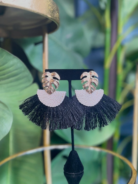 Sophisticated Black Earrings Alc