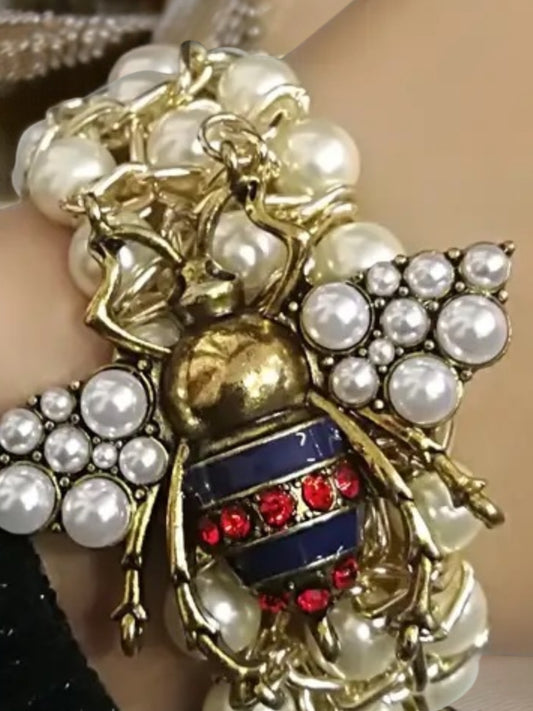 Pearl Bee Bracelet