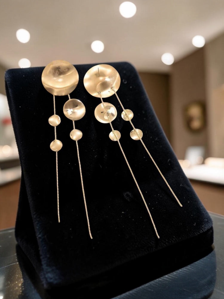 Round Art Earrings (2 colors)