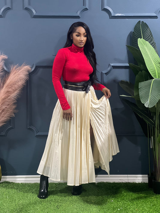 Jazzy Pleated Skirt